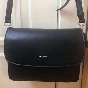 Pixie mood vegan leather crossbody purse black
